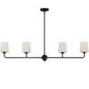 Maxim Four Light Linear Chandelier