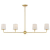 Maxim Four Light Linear Chandelier