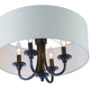 Maxim Four Light Semi-Flush Mount/Pendant