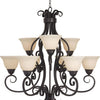 Maxim Nine Light Chandelier