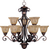 Maxim Nine Light Chandelier