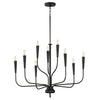 Maxim Nine Light Chandelier