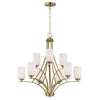 Maxim Nine Light Chandelier