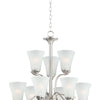 Maxim Nine Light Chandelier