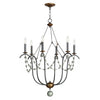Maxim Six Light Chandelier