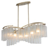 Maxim Six Light Linear Chandelier