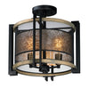 Maxim Three Light Flush Mount