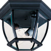 Maxim Three Light Outdoor Ceiling Mount