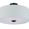 Maxim Three Light Semi-Flush Mount