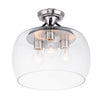 Maxim Three Light Semi-Flush Mount