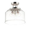Maxim Three Light Semi-Flush Mount