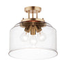 Maxim Three Light Semi-Flush Mount