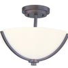 Maxim Three Light Semi-Flush Mount