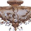 Maxim Three Light Semi-Flush Mount