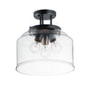 Maxim Three Light Semi-Flush Mount