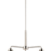 Maxim Three Light Semi-Flush Mount/Chandelier