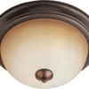 Maxim Two Light Flush Mount