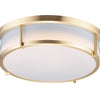 Maxim Two Light Flush Mount