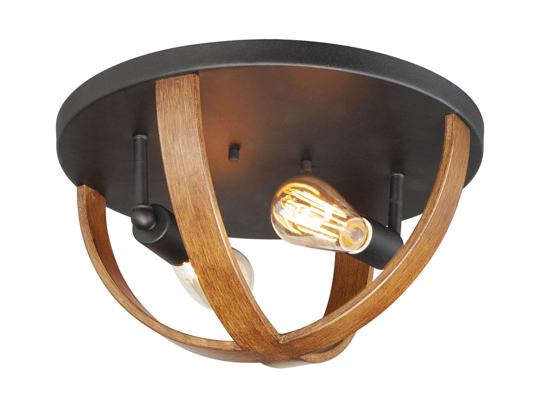 Maxim Two Light Flush Mount