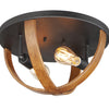Maxim Two Light Flush Mount