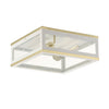Maxim Two Light Outdoor Flush Mount