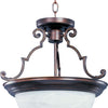 Maxim Two Light Semi-Flush Mount