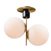 Maxim Two Light Semi-Flush Mount