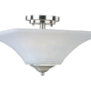 Maxim Two Light Semi-Flush Mount
