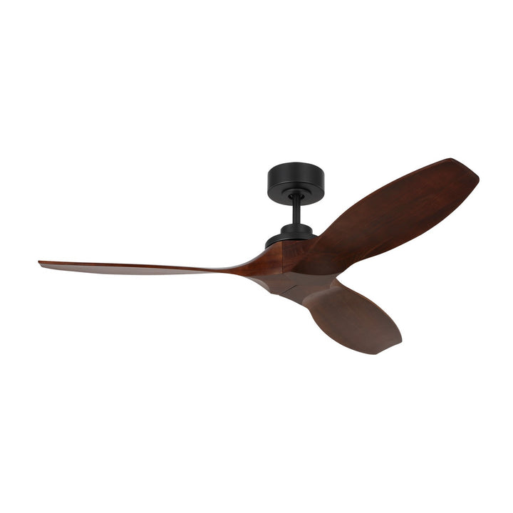 Visual Comfort Fan Collins Smart DC Ceiling Fan with Carved Wood Bladeas and Remote Control