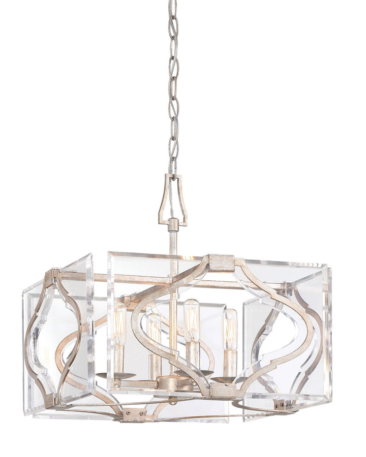 Metropolitan Four Light Convertible Semi Flush Mount/Pendant