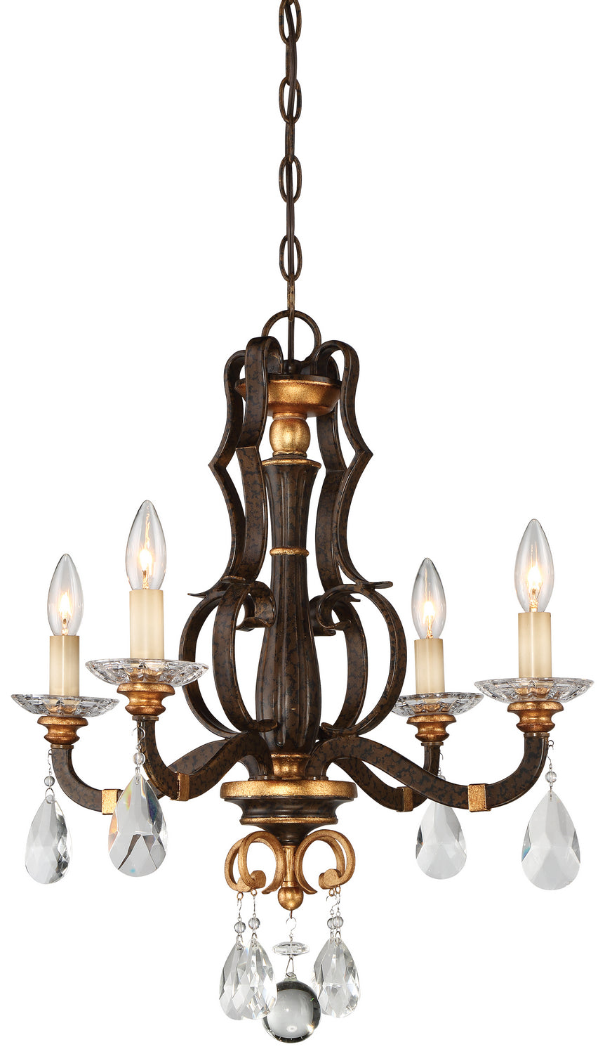 Metropolitan Four Light Mini Chandelier