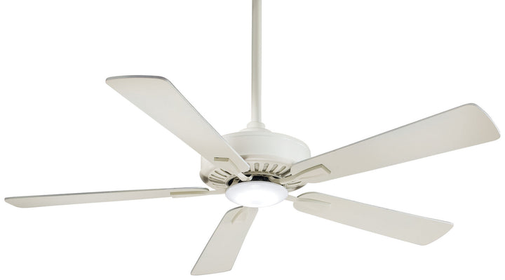 Minka Aire Contractor 52" Ceiling Fan with 16W Dimmable LED Light and Remote Control