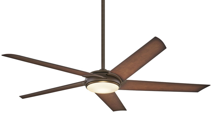 Minka Aire Raptor 60" DC Ceiling Fan with 16W LED Dimmable Light and Handheld Remote Control