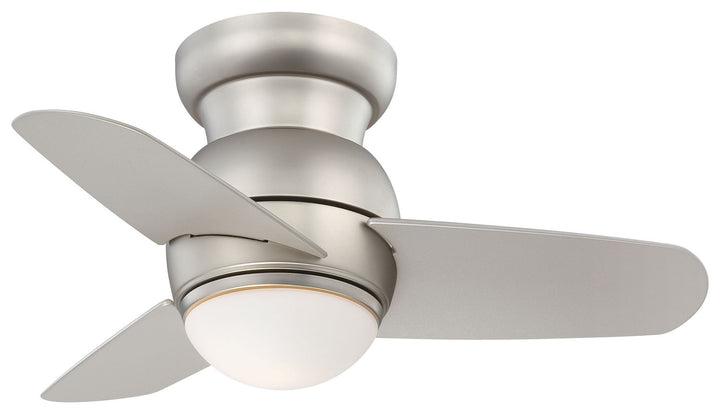 Minka Aire Spacesaver 26" Flushmount Ceiling Fan with 15W LED and Wall Control