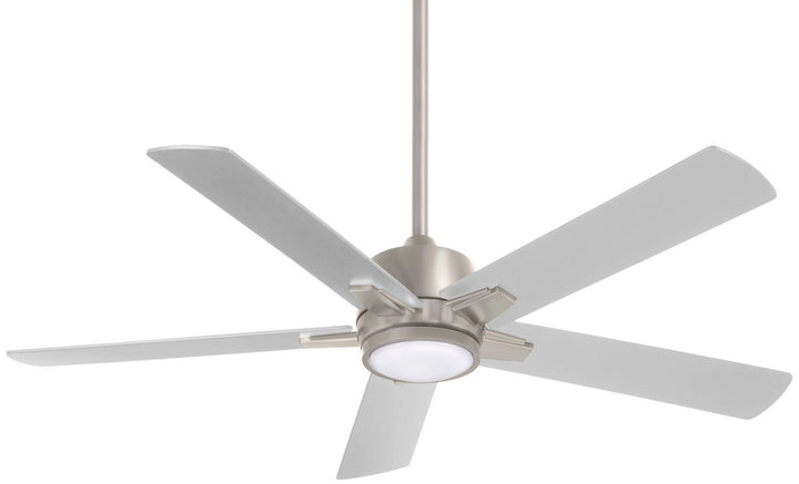 Minka Aire Stout 54" Ceiling Fan with 16W Dimmable LED Light and Handheld Remote Control