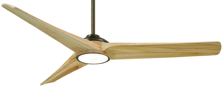 Minka Aire Timber DC Ceiling Fan with 26W LED Dimmable Light and Remote Control