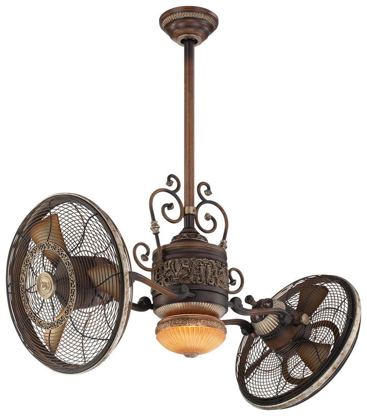 Minka Aire Traditional Gryo 42" Rotating Fan with LED and Wall Control