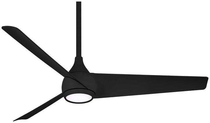 Minka Aire Twist 52" DC Ceiling Fan with 20W LED Dimmable Light and Remote Control