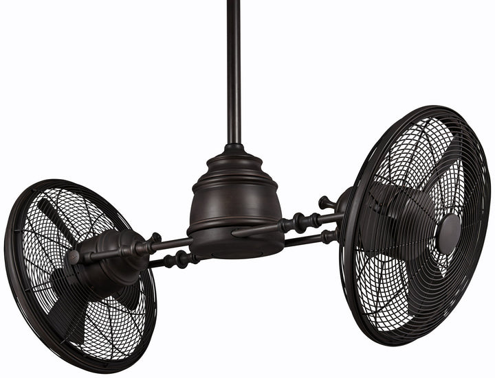 Minka Aire Vintage Gryo 42" Rotating Fan with LED and Wall Control