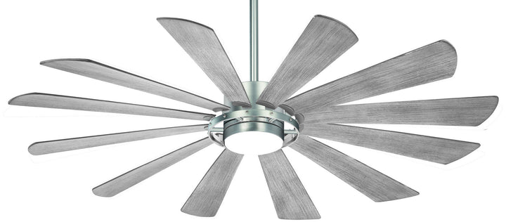 Minka Aire Windmolen 65" Smart Outdoor DC Ceiling Fan with 40W LED and Remote