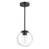 Minka Lavery Auresa One Light Mini Pendant in Coal