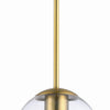 Minka Lavery Auresa One Light Mini Pendant in Soft Brass