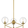 Minka Lavery Auresa Three Light Pendant in Soft Brass