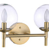 Minka Lavery Auresa Two Light Bath in Soft Brass