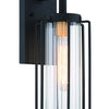 Minka Lavery Avonlea One Light Outdoor Wall Mount in Coal with Gold