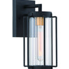 Minka Lavery Avonlea One Light Outdoor Wall Mount in Coal with Gold