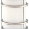 Minka Lavery Bay View One Light Post Mount in Brushed Stainless Steel