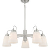 Minka Lavery Beckonridge Five Light Chandelier in Brushed Nickel