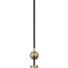 Minka Lavery Biloxi One Light Pendant in Coal And Weathered Antique Bra