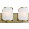 Minka Lavery Bishop Crossing Bath Four Light Bath in Soft Brass